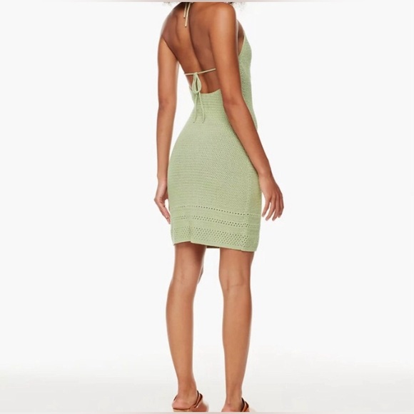 Aritzia Wilfred Crochet Halter Dress - Picture 4 of 4